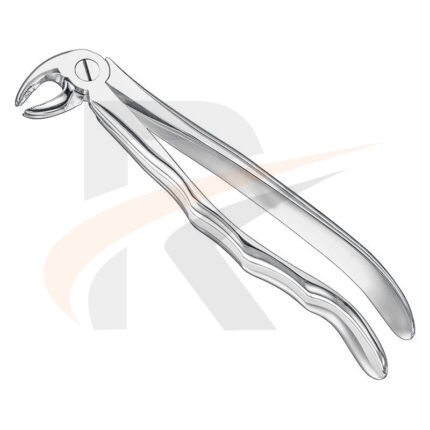Extracting forceps, anat.