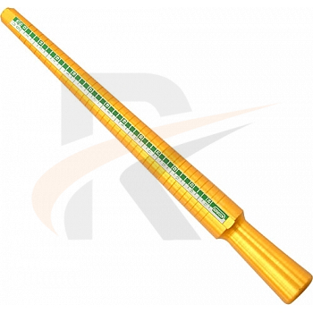 RING SIZING STICK BRASS FINISH