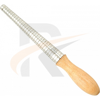 RING SIZING STICK STEEL WITH WOODEN HANDLE